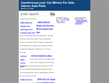 Tablet Screenshot of carmirrorsoz.com